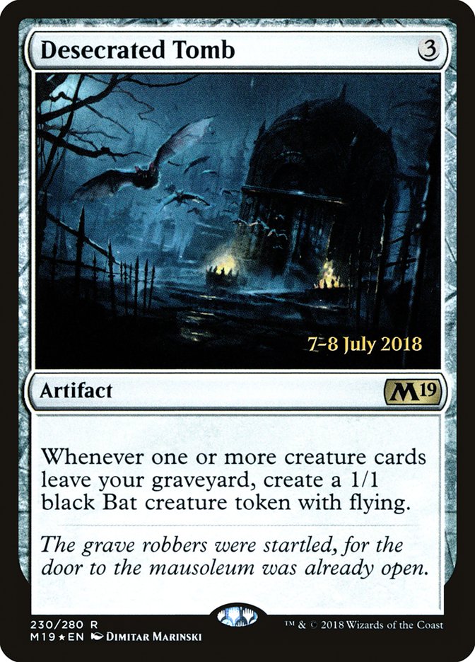 Desecrated Tomb [Core Set 2019 Prerelease Promos] | Total Play