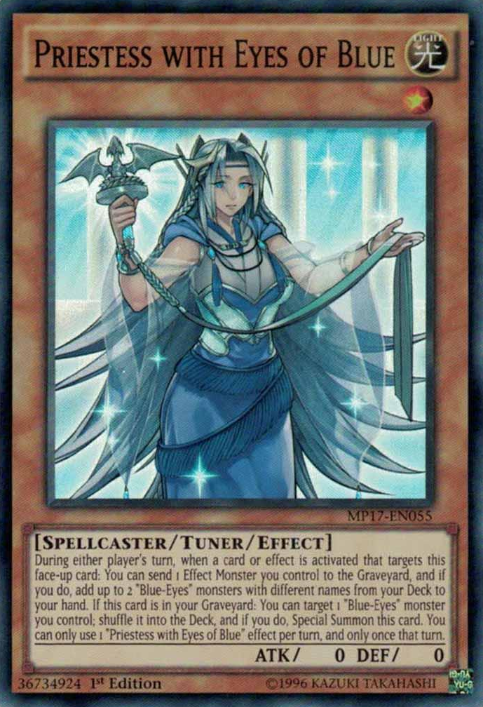 Priestess with Eyes of Blue [MP17-EN055] Super Rare | Total Play