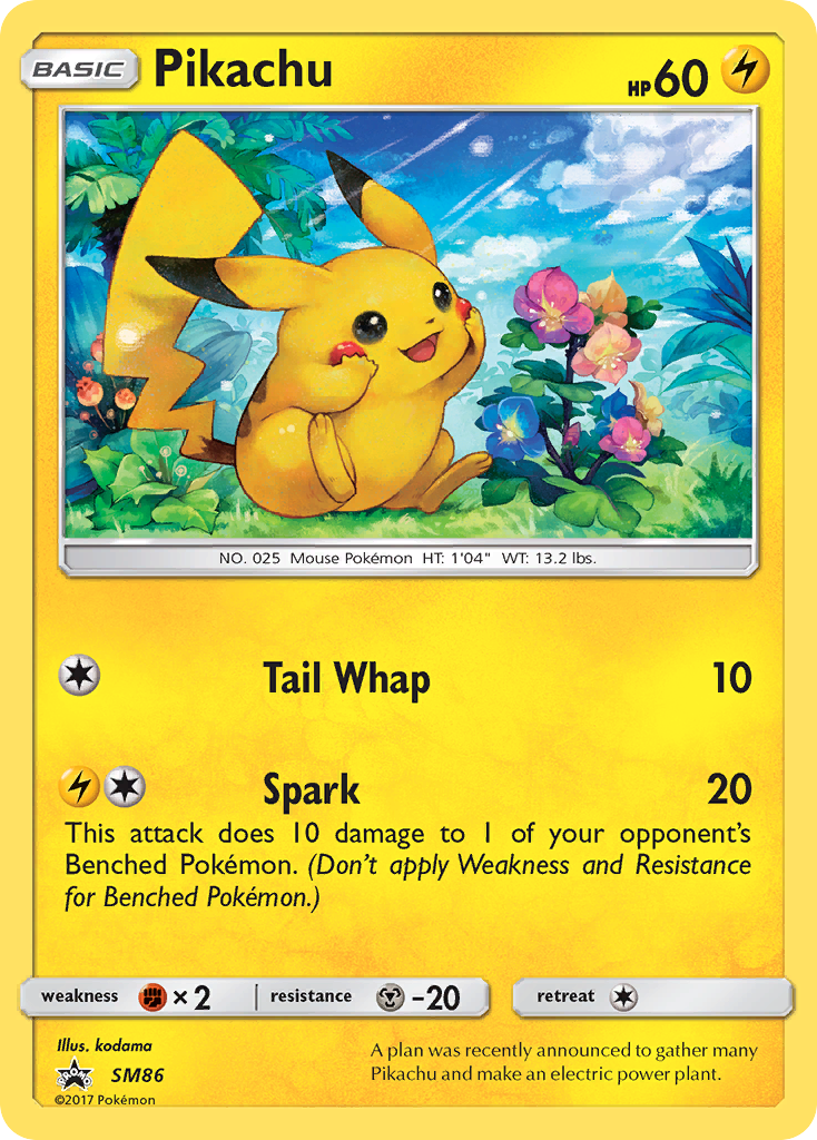 Pikachu (SM86) [Sun & Moon: Black Star Promos] | Total Play