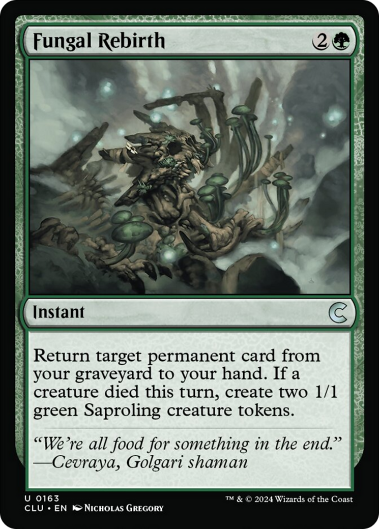 Fungal Rebirth [Ravnica: Clue Edition] | Total Play
