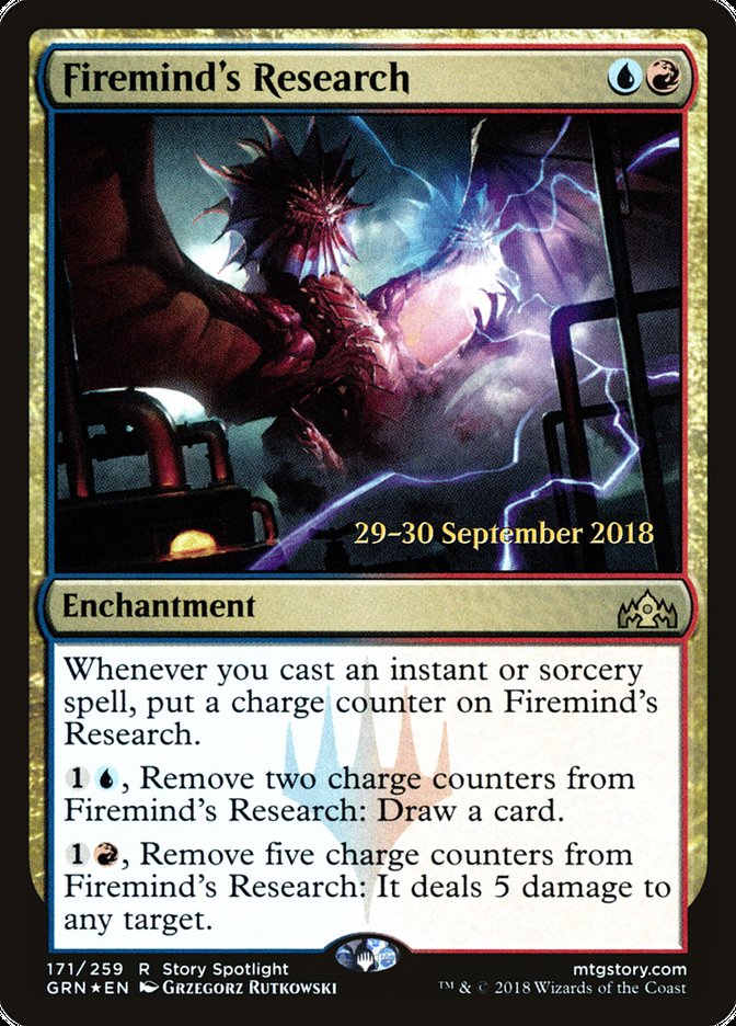 Firemind's Research [Guilds of Ravnica Prerelease Promos] | Total Play