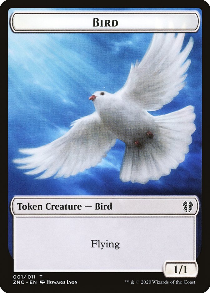 Bird // Kor Ally Double-Sided Token [Zendikar Rising Commander Tokens] | Total Play