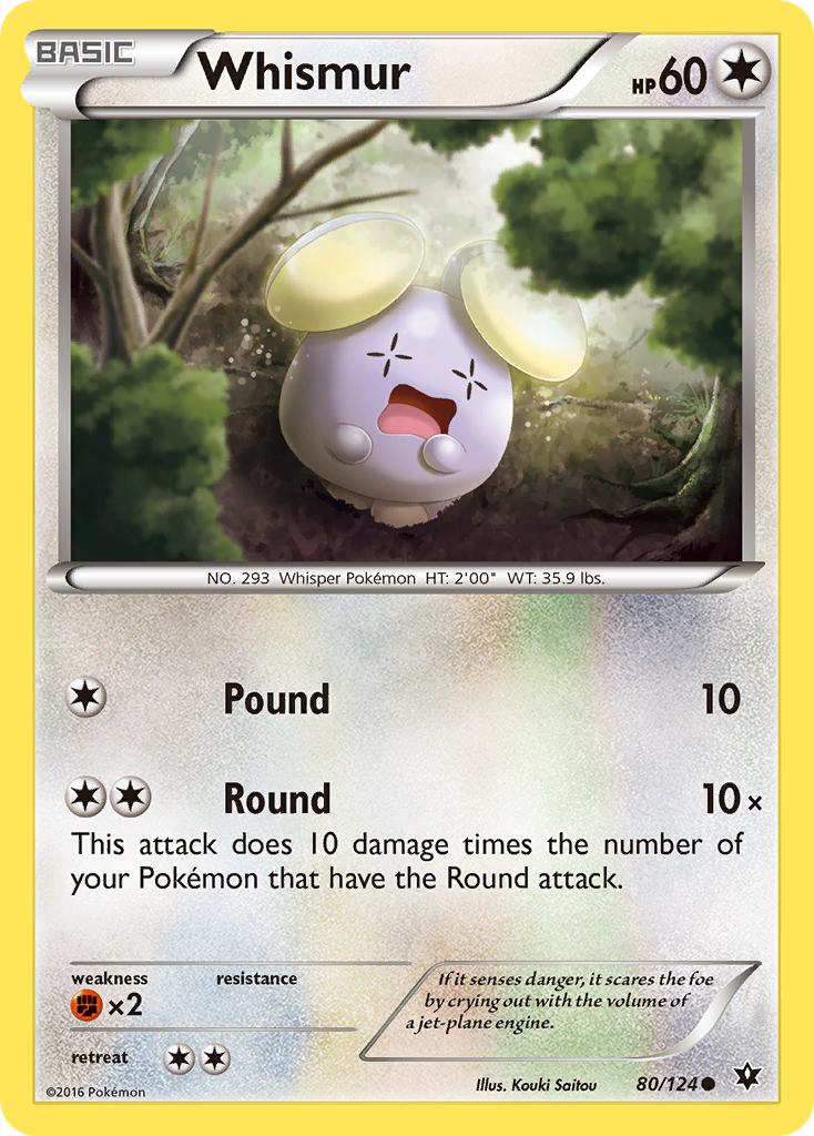 Whismur (80/124) [XY: Fates Collide] | Total Play