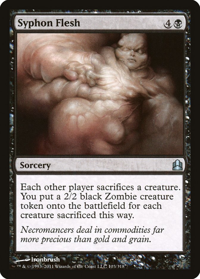 Syphon Flesh [Commander 2011] | Total Play