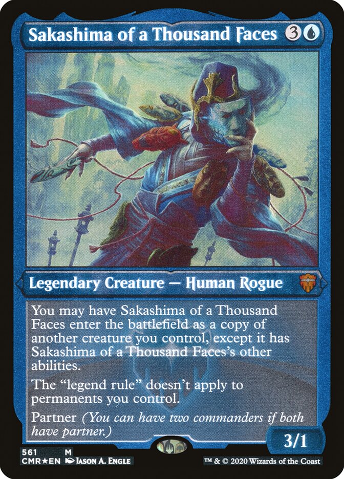 Sakashima of a Thousand Faces (Etched) [Commander Legends] | Total Play