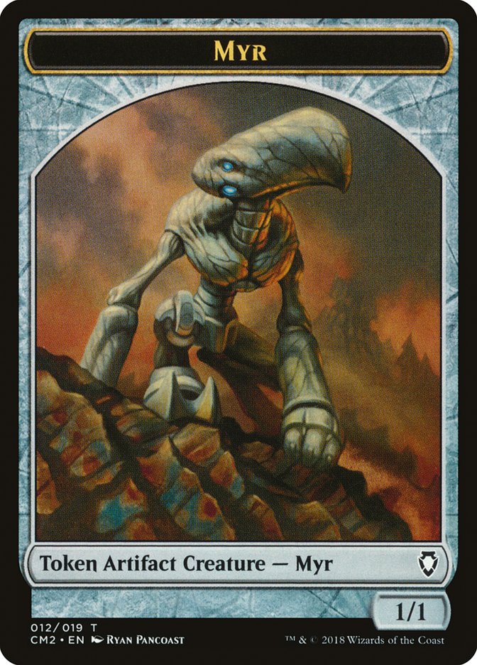 Myr Token [Commander Anthology Volume II Tokens] | Total Play