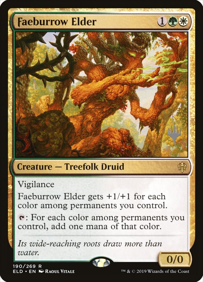 Faeburrow Elder (Promo Pack) [Throne of Eldraine Promos] | Total Play