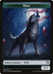 Wolf (013) // Treasure (015) Double-Sided Token [Challenger Decks 2022 Tokens] | Total Play