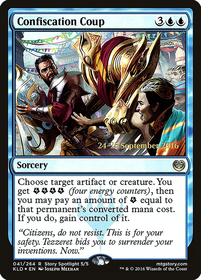 Confiscation Coup [Kaladesh Prerelease Promos] | Total Play