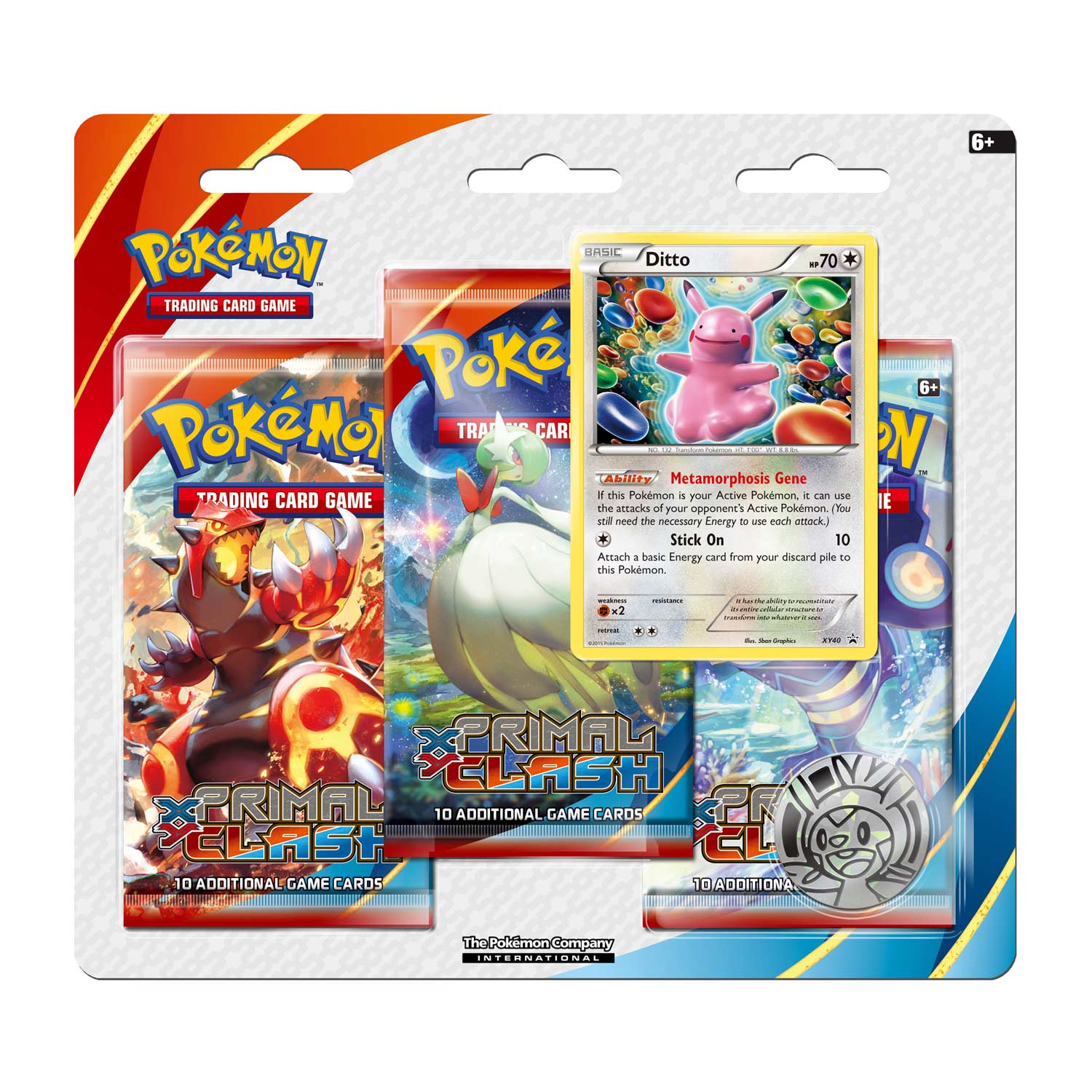 XY: Primal Clash - 3-Pack Blister (Ditto) | Total Play
