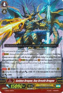 Golden Dragon, Ray Breath Dragon (RRR) (G-SD02/001EN) [G-Start Deck 2: Knight of the Sun] | Total Play