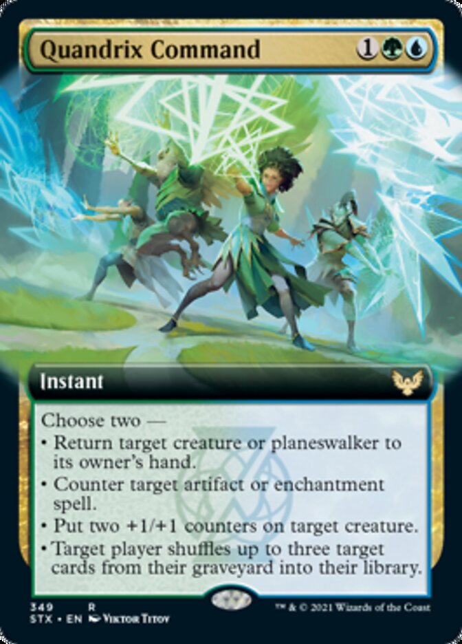 Quandrix Command (Extended Art) [Strixhaven: School of Mages] | Total Play