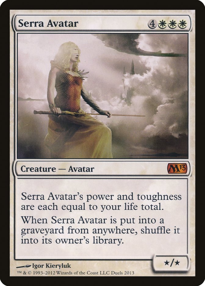 Serra Avatar (Duels of the Planeswalkers Promos) [Duels of the Planeswalkers Promos 2012] | Total Play