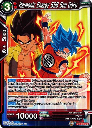 Harmonic Energy SSB Son Goku (BT6-003) [Destroyer Kings] | Total Play