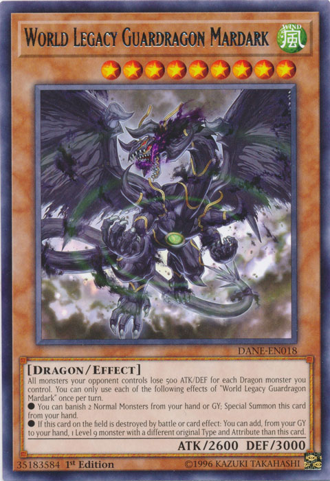 World Legacy Guardragon Mardark [DANE-EN018] Rare | Total Play