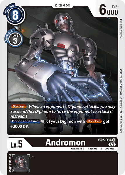 Andromon [EX2-034] [Digital Hazard] | Total Play