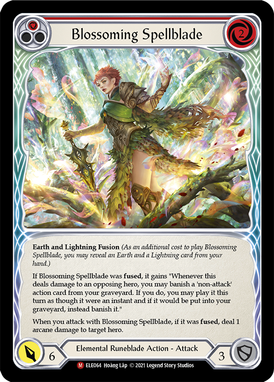 Blossoming Spellblade [ELE064] (Tales of Aria)  1st Edition Normal | Total Play