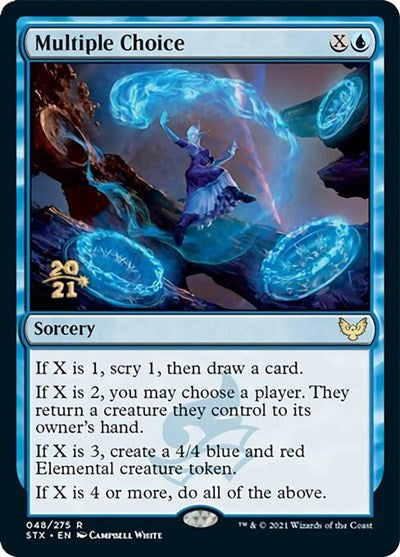 Multiple Choice [Strixhaven: School of Mages Prerelease Promos] | Total Play