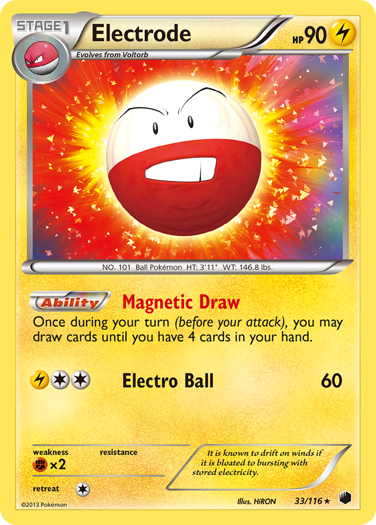 Electrode (33/116) [Black & White: Plasma Freeze] | Total Play