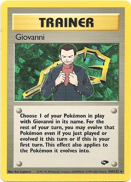 Giovanni (104/132) [Gym Challenge Unlimited] | Total Play