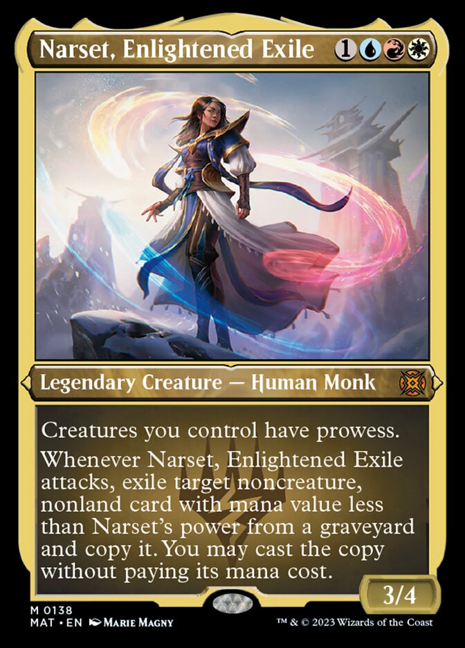 Narset, Enlightened Exile (Foil Etched) [March of the Machine: The Aftermath] | Total Play