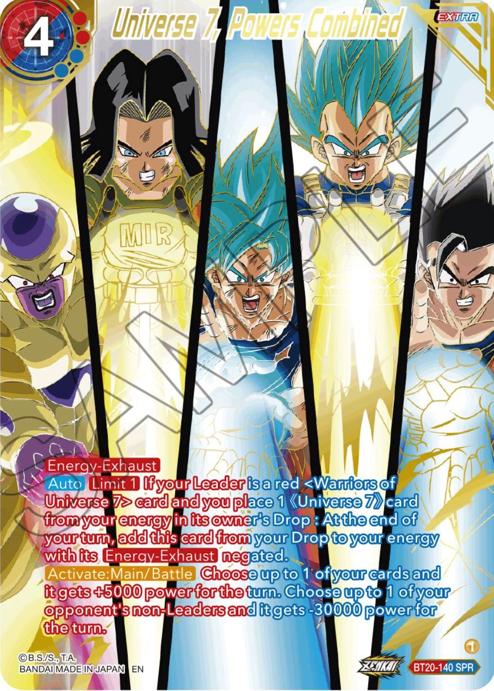 Universe 7, Powers Combined (SPR) (BT20-140) [Power Absorbed] | Total Play