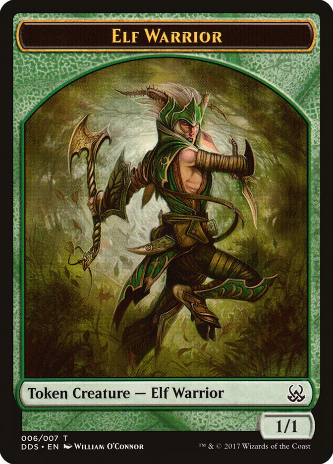 Elf Warrior Token [Duel Decks: Mind vs. Might Tokens] | Total Play