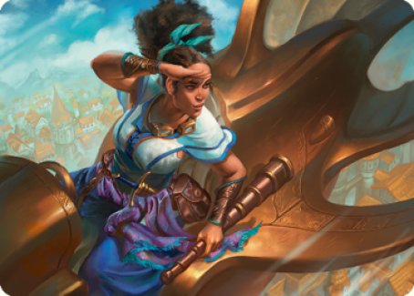 Talas Lookout Art Card [Dominaria United Art Series] | Total Play