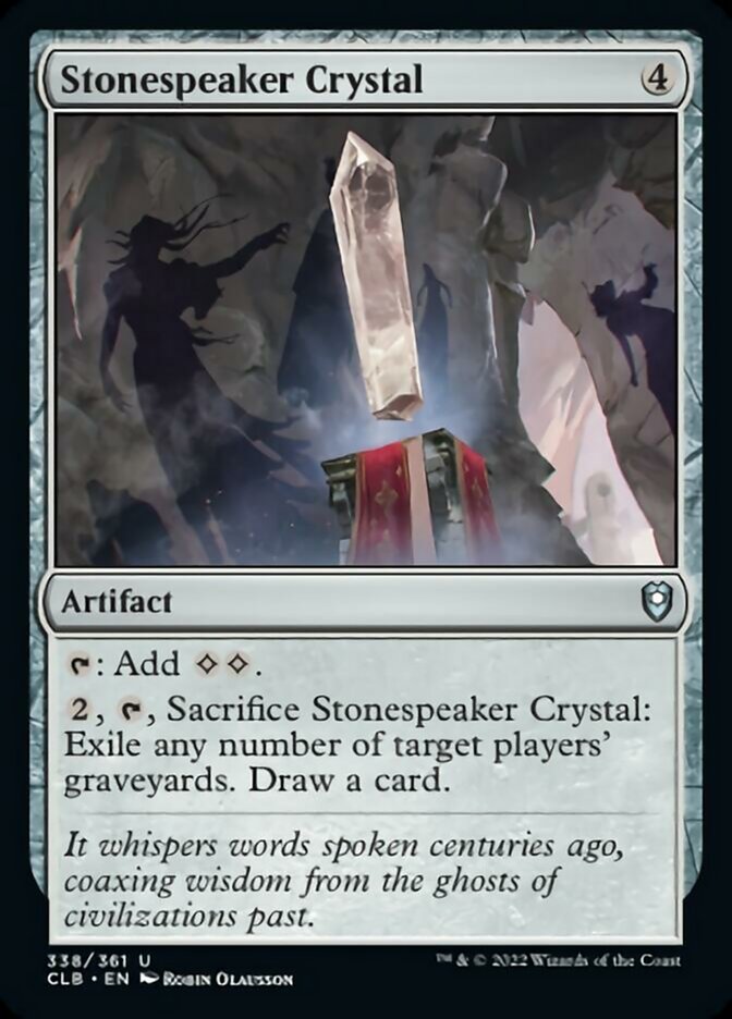 Stonespeaker Crystal [Commander Legends: Battle for Baldur's Gate] | Total Play