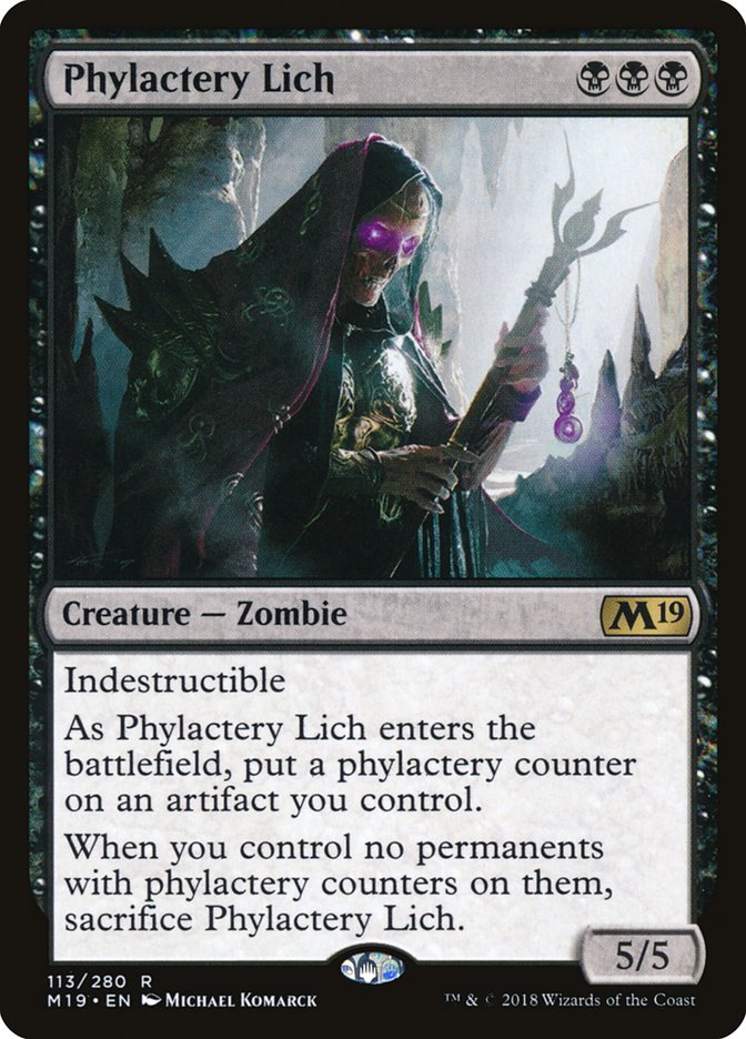 Phylactery Lich [Core Set 2019] | Total Play