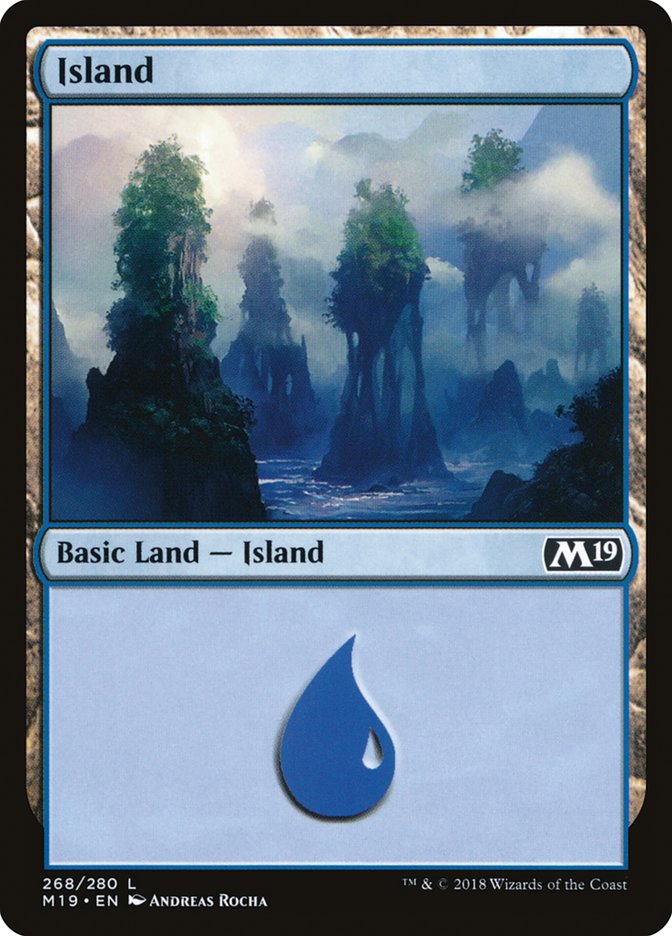 Island (268) [Core Set 2019] | Total Play