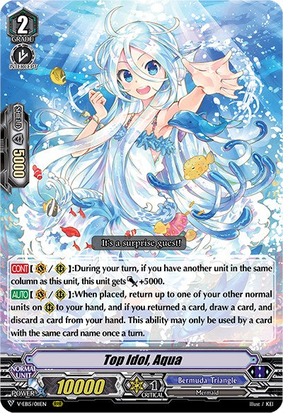 Top Idol, Aqua (V-EB15/011EN) [Twinkle Melody] | Total Play