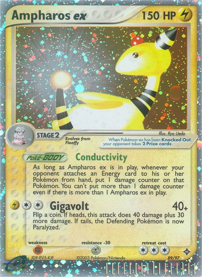 Ampharos ex (89/97) [EX: Dragon] | Total Play