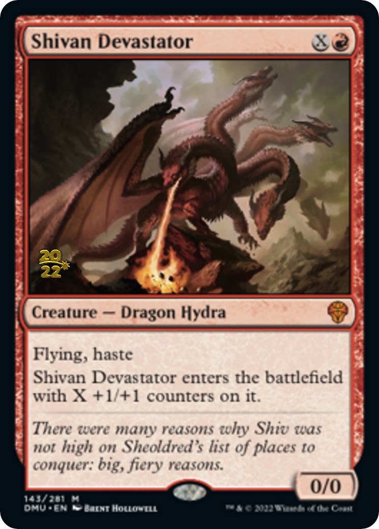 Shivan Devastator [Dominaria United Prerelease Promos] | Total Play