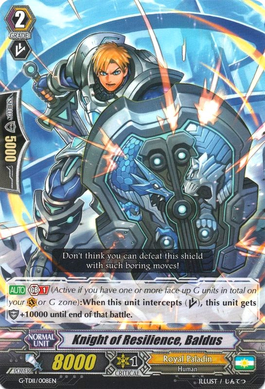 Knight of Resilience, Baldus (G-TD11/008EN) [Divine Knight of Heavenly Decree] | Total Play