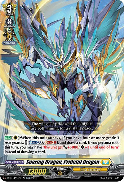 Soaring Dragon, Prideful Dragon (D-BT02/020EN) [A Brush with the Legends] | Total Play