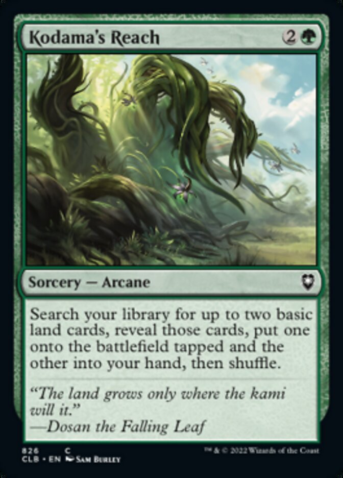 Kodama's Reach [Commander Legends: Battle for Baldur's Gate] | Total Play