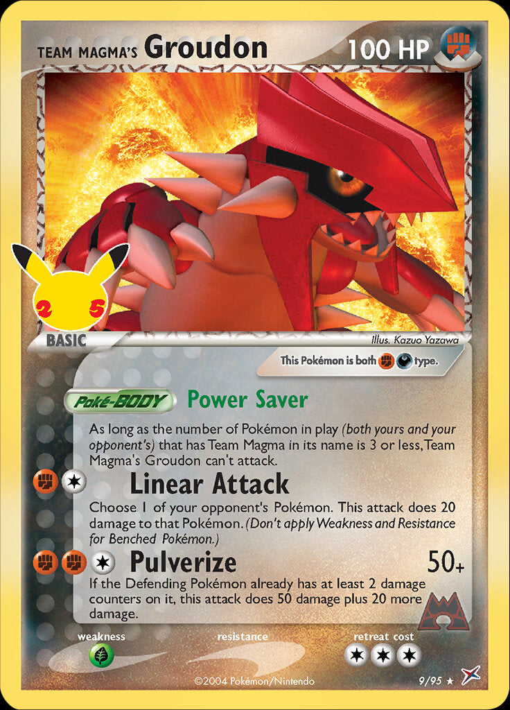 Team Magma's Groudon (9/95) [Celebrations: 25th Anniversary - Classic Collection] | Total Play