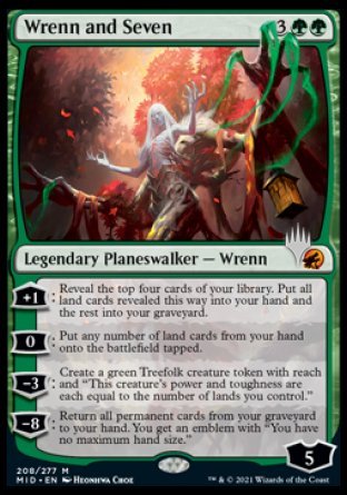 Wrenn and Seven (Promo Pack) [Innistrad: Midnight Hunt Promos] | Total Play