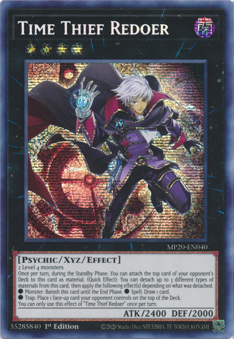 Time Thief Redoer [MP20-EN040] Prismatic Secret Rare | Total Play