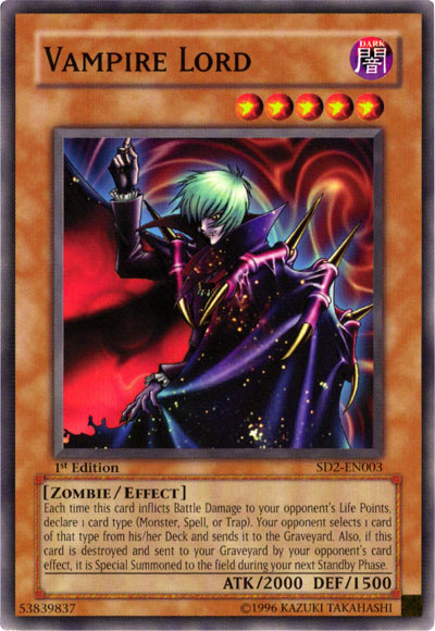 Vampire Lord [SD2-EN003] Common | Total Play