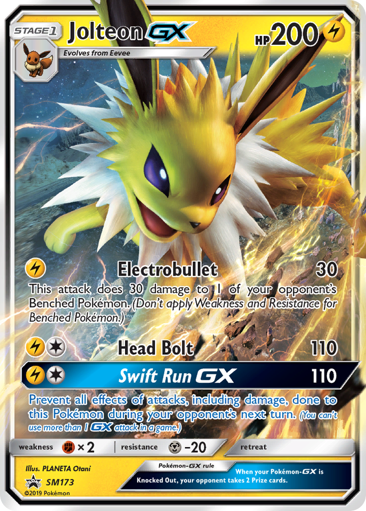 Jolteon GX (SM173) [Sun & Moon: Black Star Promos] | Total Play