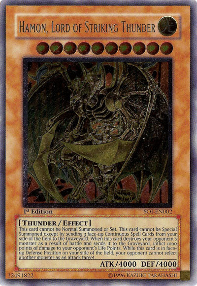 Hamon, Lord of Striking Thunder (UTR) [SOI-EN002] Ultimate Rare | Total Play