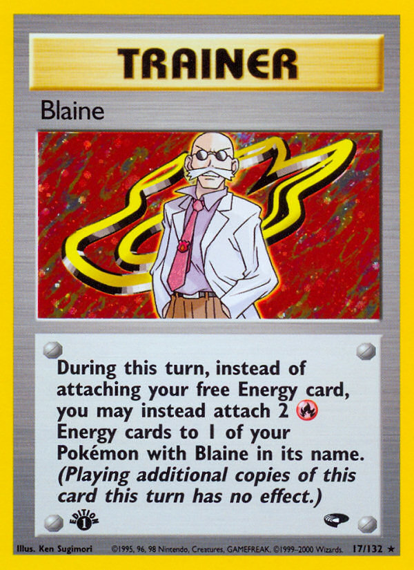 Blaine (17/132) [Gym Challenge 1st Edition] | Total Play