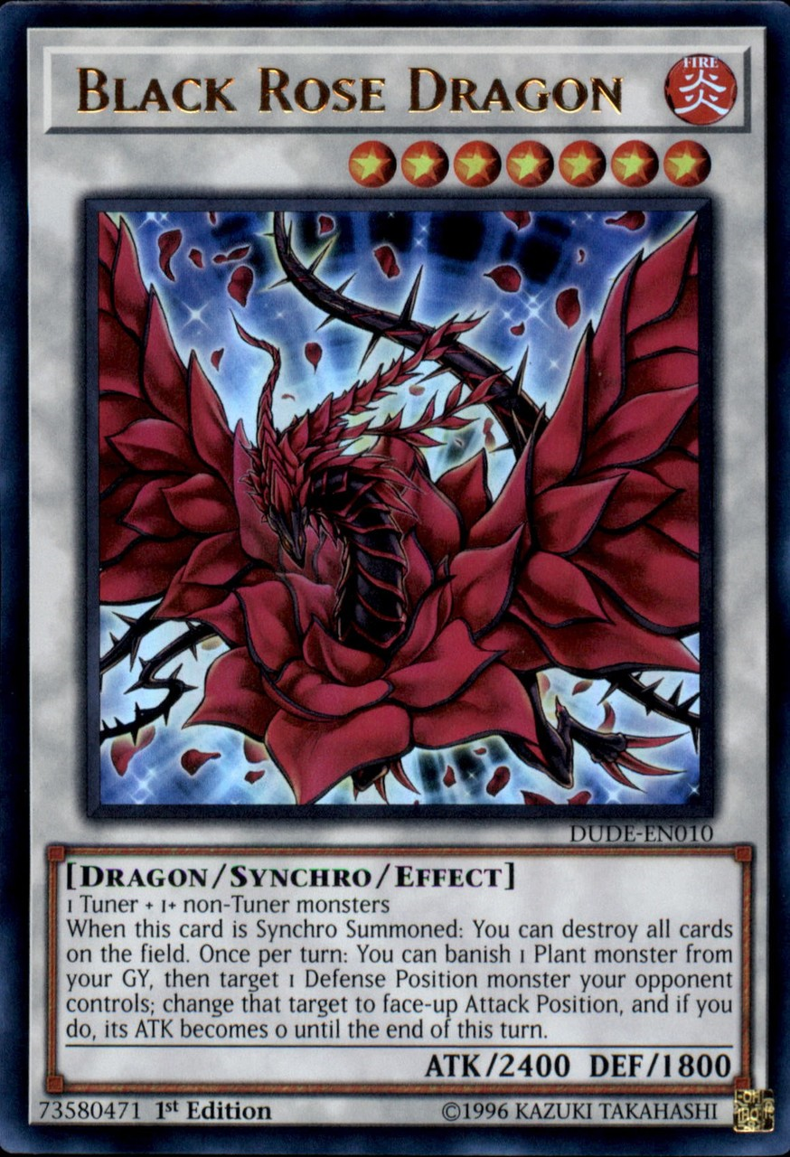 Black Rose Dragon [DUDE-EN010] Ultra Rare | Total Play