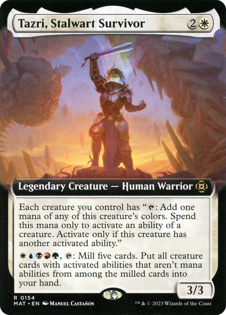 Tazri, Stalwart Survivor (Extended Art) [March of the Machine: The Aftermath] | Total Play
