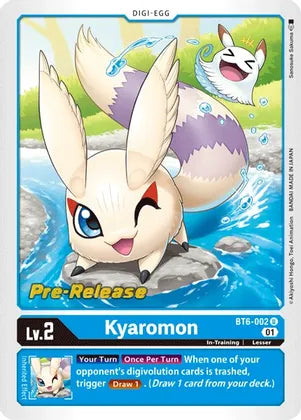 Kyaromon [BT6-002] [Double Diamond Pre-Release Cards] | Total Play