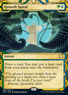 Growth Spiral (Foil Etched) [Strixhaven: School of Mages Mystical Archive] | Total Play