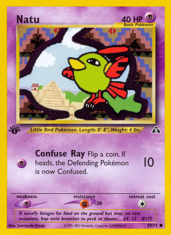 Natu (59/75) [Neo Discovery 1st Edition] | Total Play