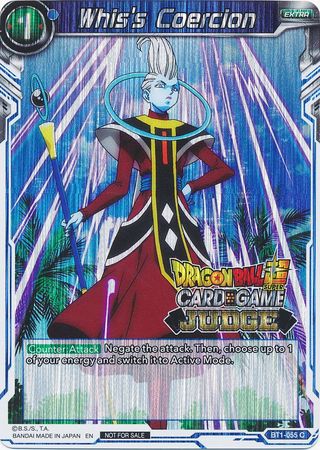 Whis's Coercion (BT1-055) [Judge Promotion Cards] | Total Play